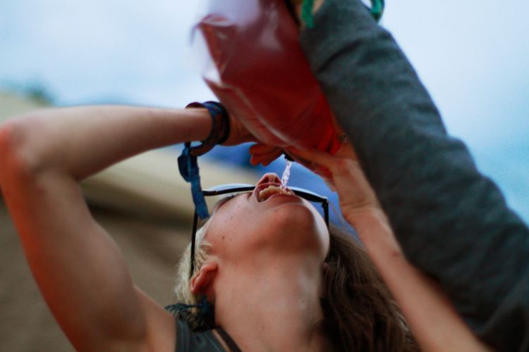 Slap the bag Drinking Game