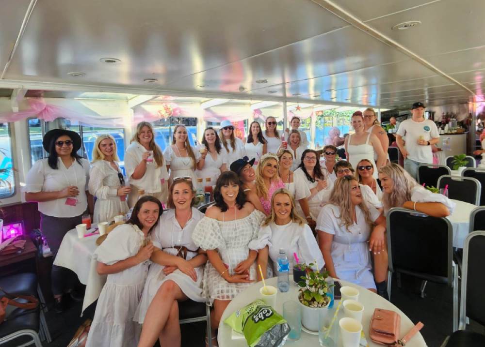 all-white-hen-party